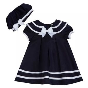 Rare Editions 3 Piece Sailor Dress